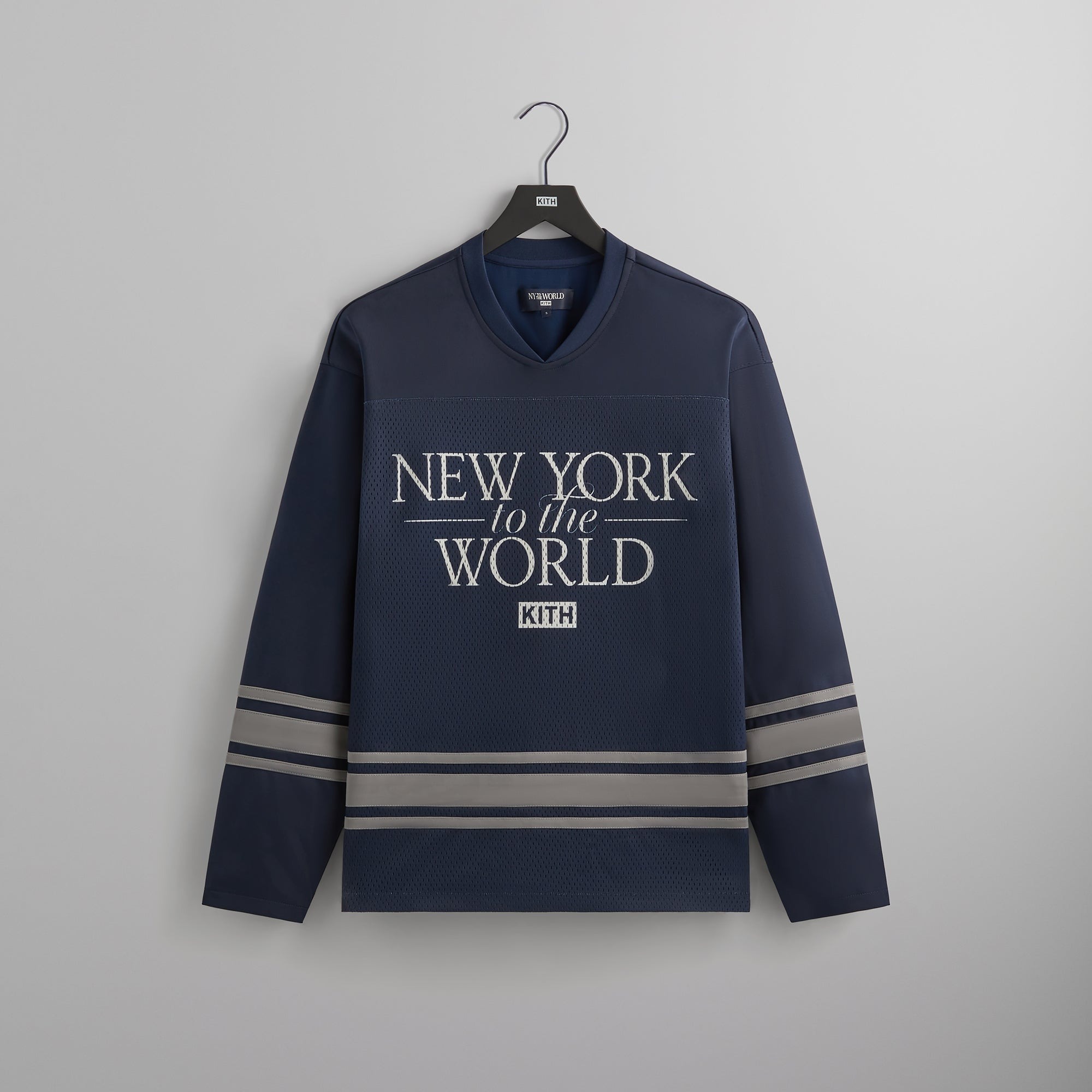 2024AW KITH NY TO THE WORLD BOG APPLE MALIK LS MESH JERSEY 大蘋果 球衣 足球衫 長袖 長T 現貨 KHM032654