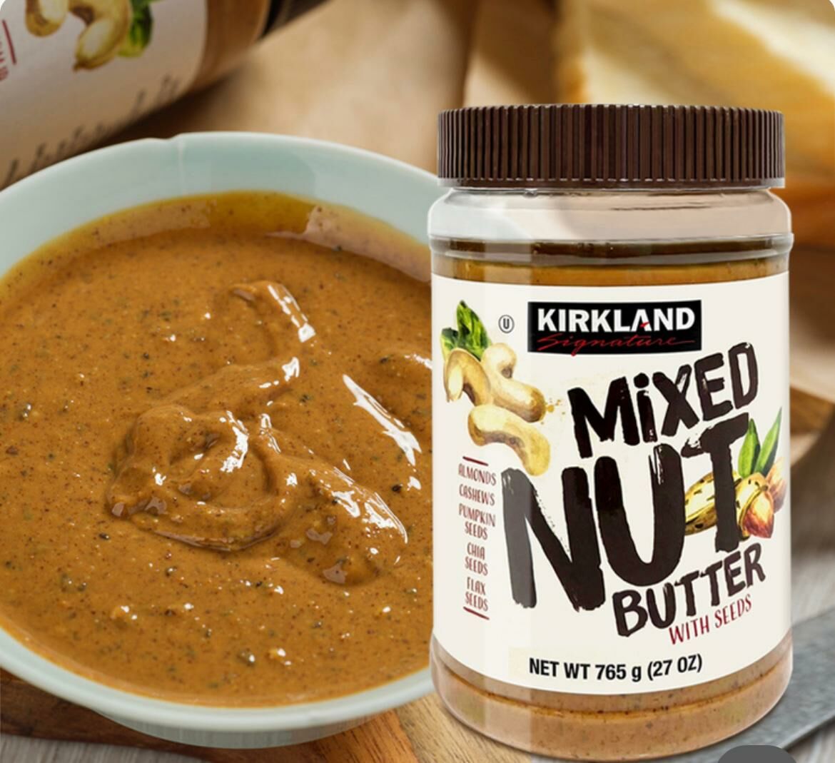美國製 Kirkland 科克蘭混合堅果籽仁抹醬