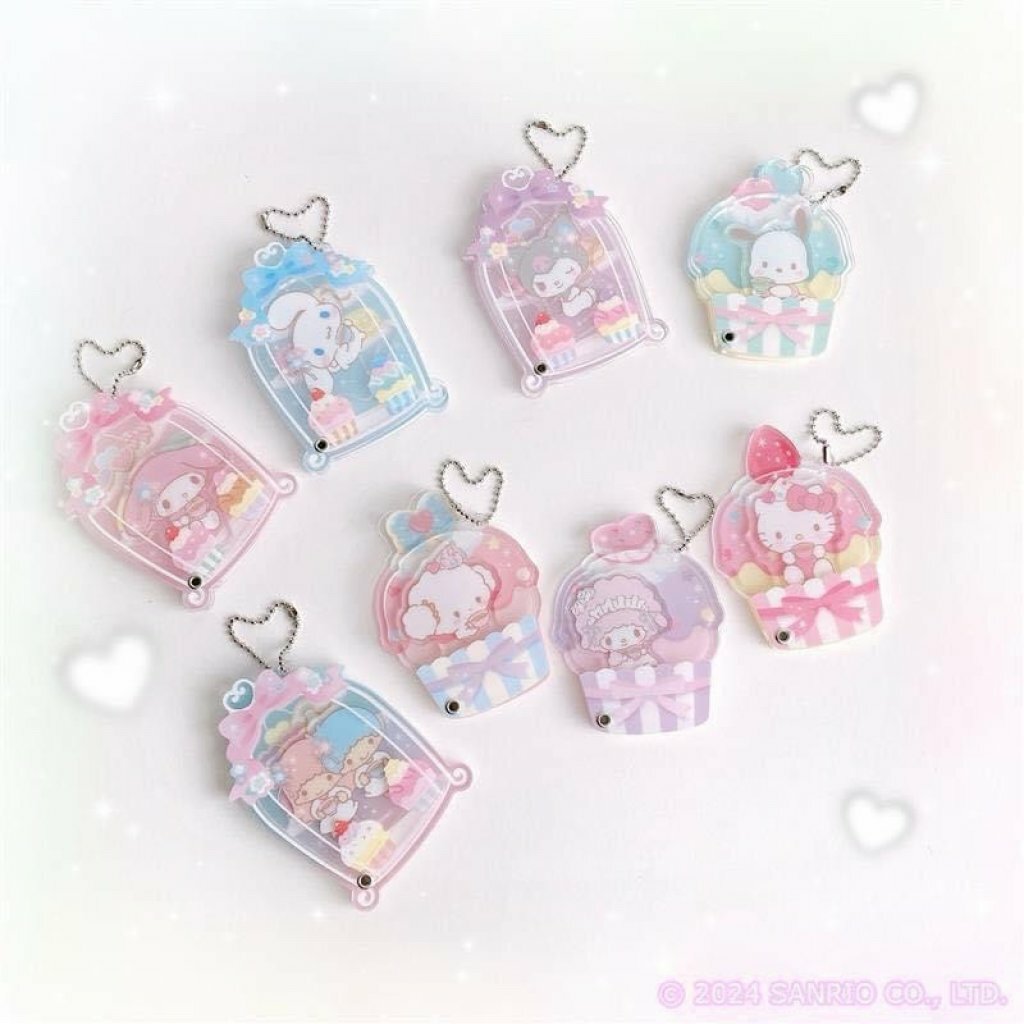 日本 Sanrio 亞加力多層匙扣盲盒 - 下午茶