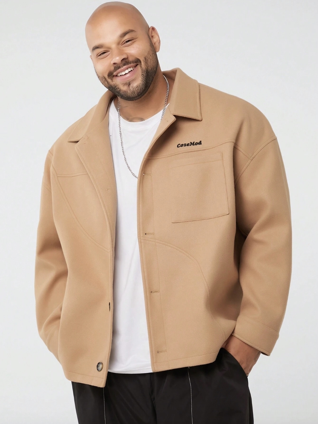 KADMAX大尺碼-秋冬長袖外套〈CATW2441〉