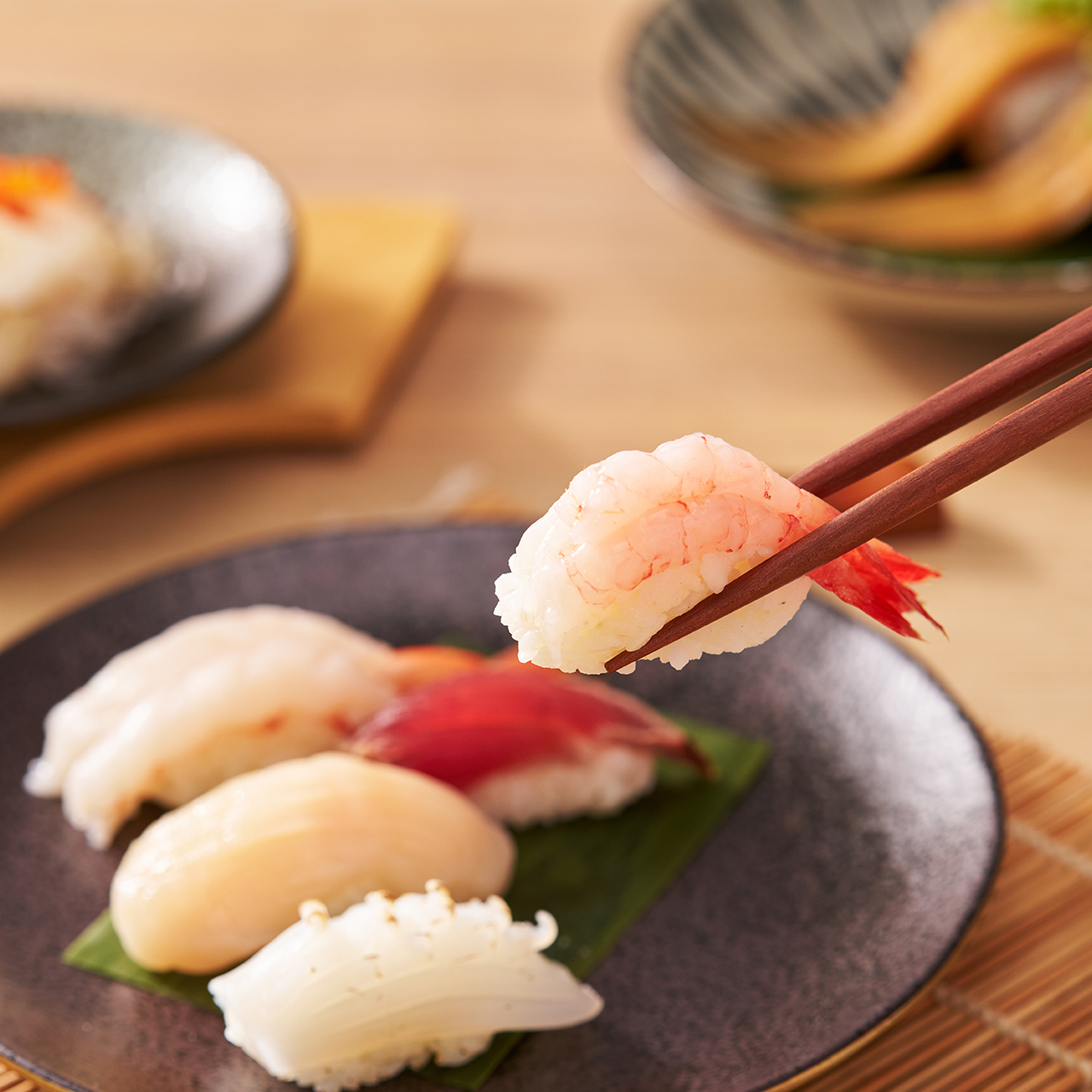 【富崎】鮮美甜蝦刺身/解凍即食(50尾/115g/盤)