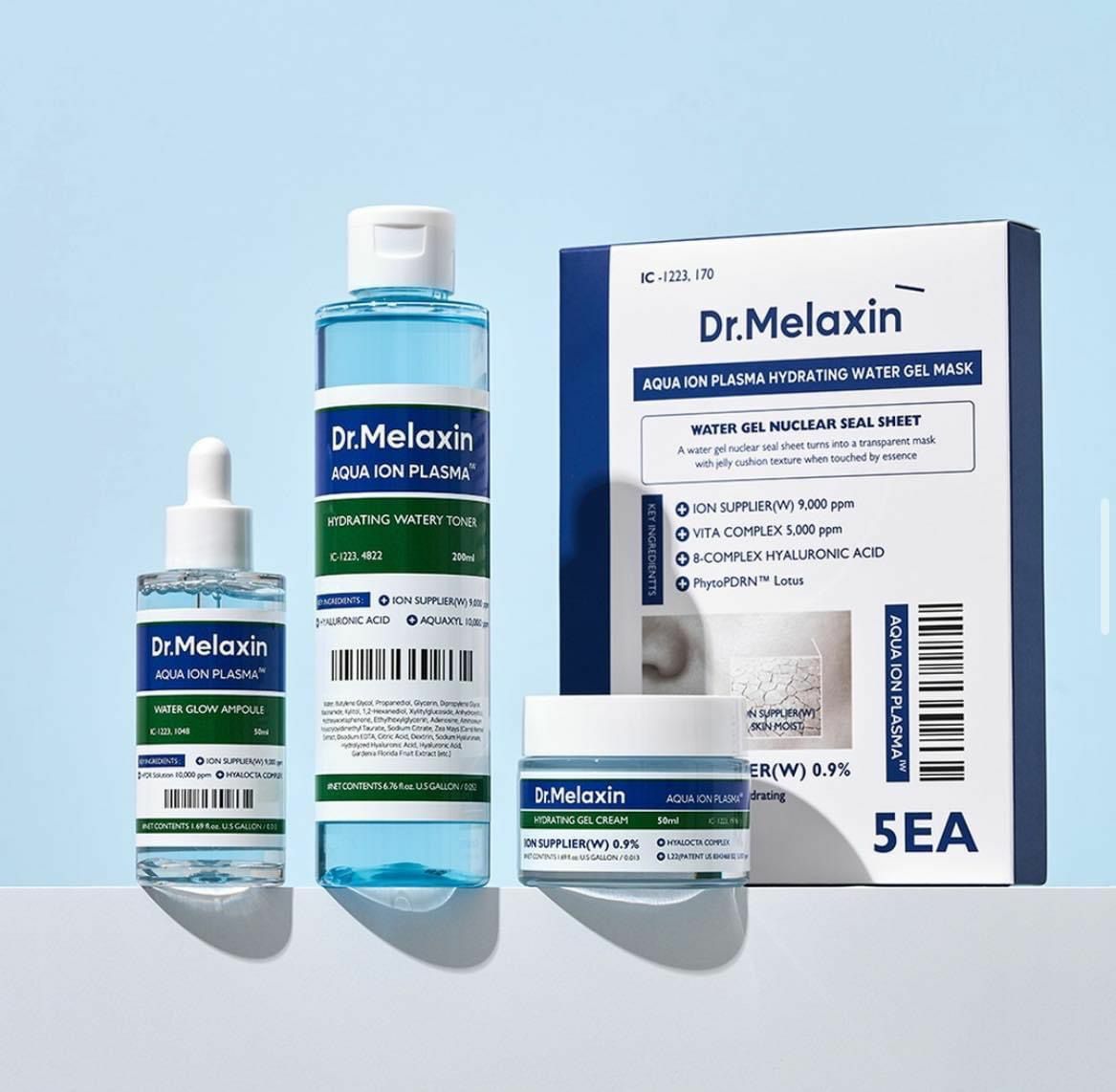 Dr.Melaxin Aqua 水離子水凝提亮持久保濕系列