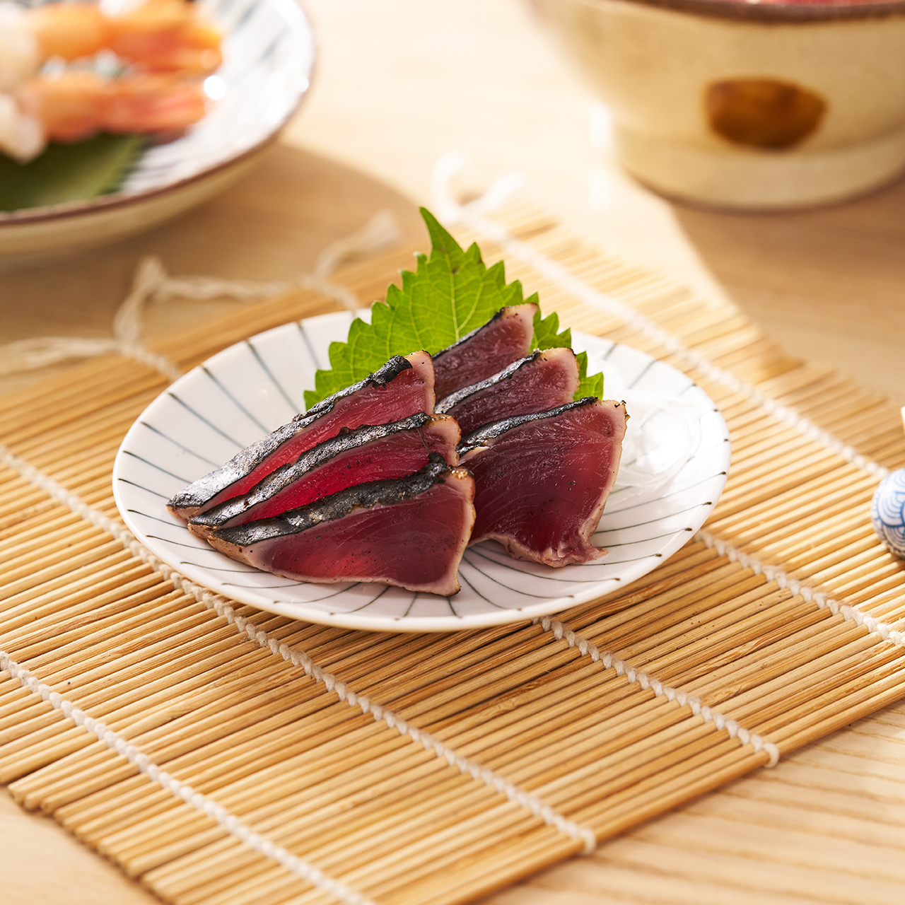 【富崎】稻草炙燒鰹魚生魚片/解凍即食(305g±5%)