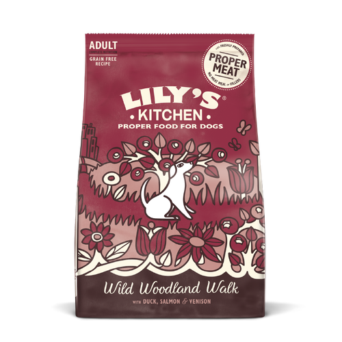 Lily's Kitchen Venison, Duck & Salmon Grain Free Dog Dry Food 2.5kg
