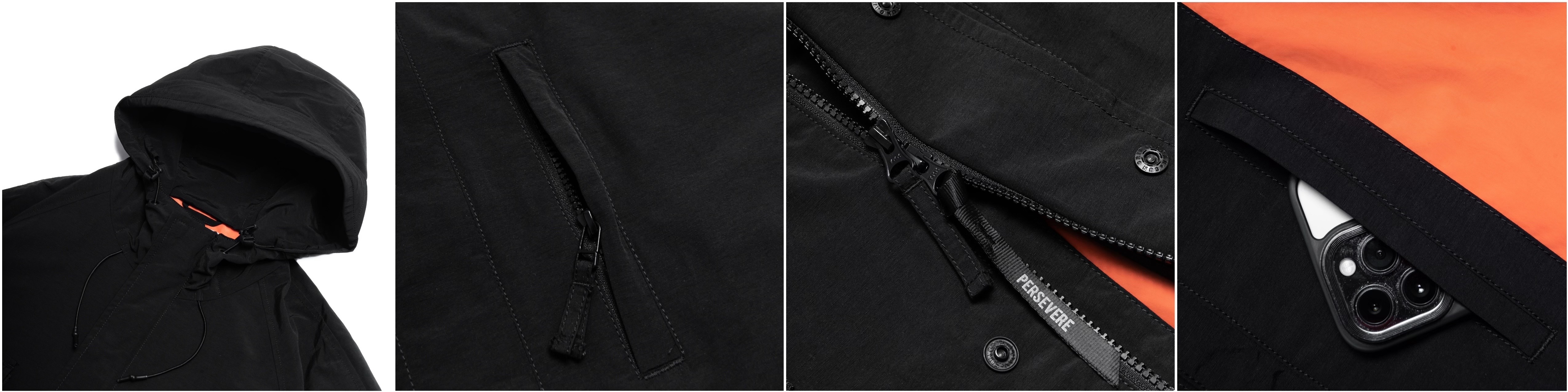 PERSEVERE WATER-REPELLENT MULTI-POCKET UTILITY JACKET - PERSEVERE WATER-REPELLENT MULTI-POCKET UTILITY JACKET -