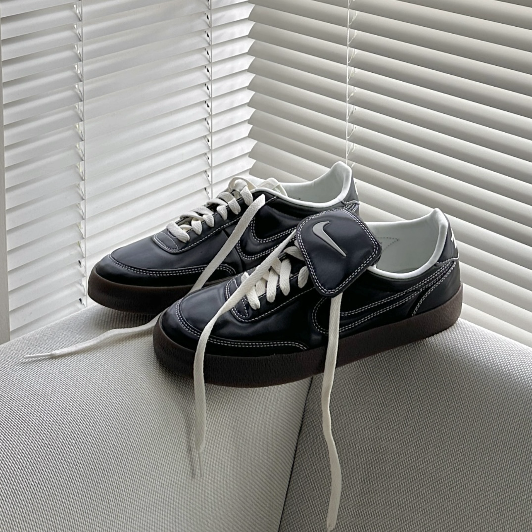 Nike Killshot 2 Leather Premium Tiempo Pack Black 全黑 外縫線 翻蓋鞋舌 焦糖底 休閒鞋