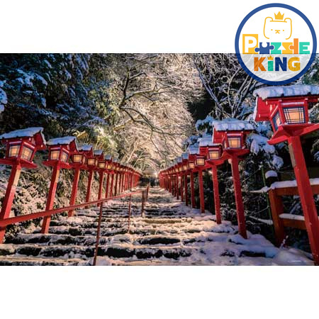冬季貴船神社的壯麗景色（京都）