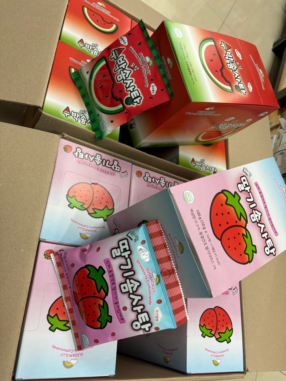 韓國水果味大大塊棉花糖