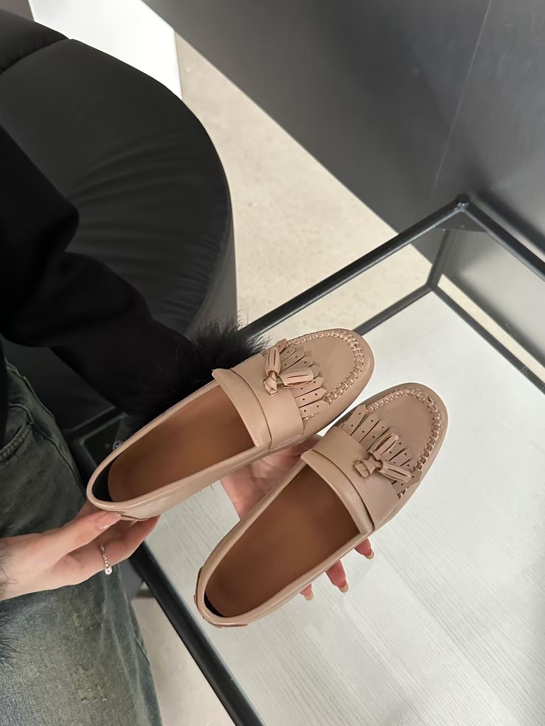 流蘇軟QQ懶人鞋