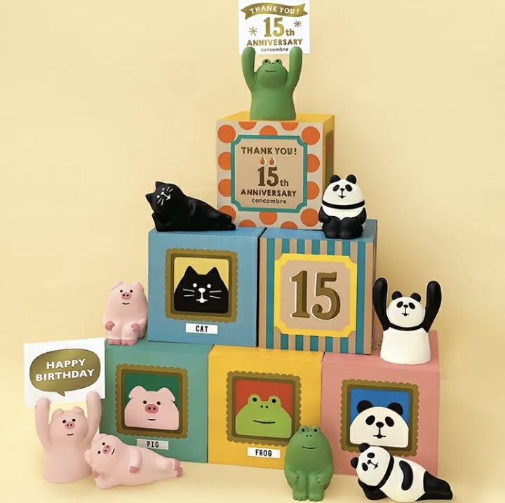 JP Comcombre 15th 限定豬豬 3隻套裝 2564