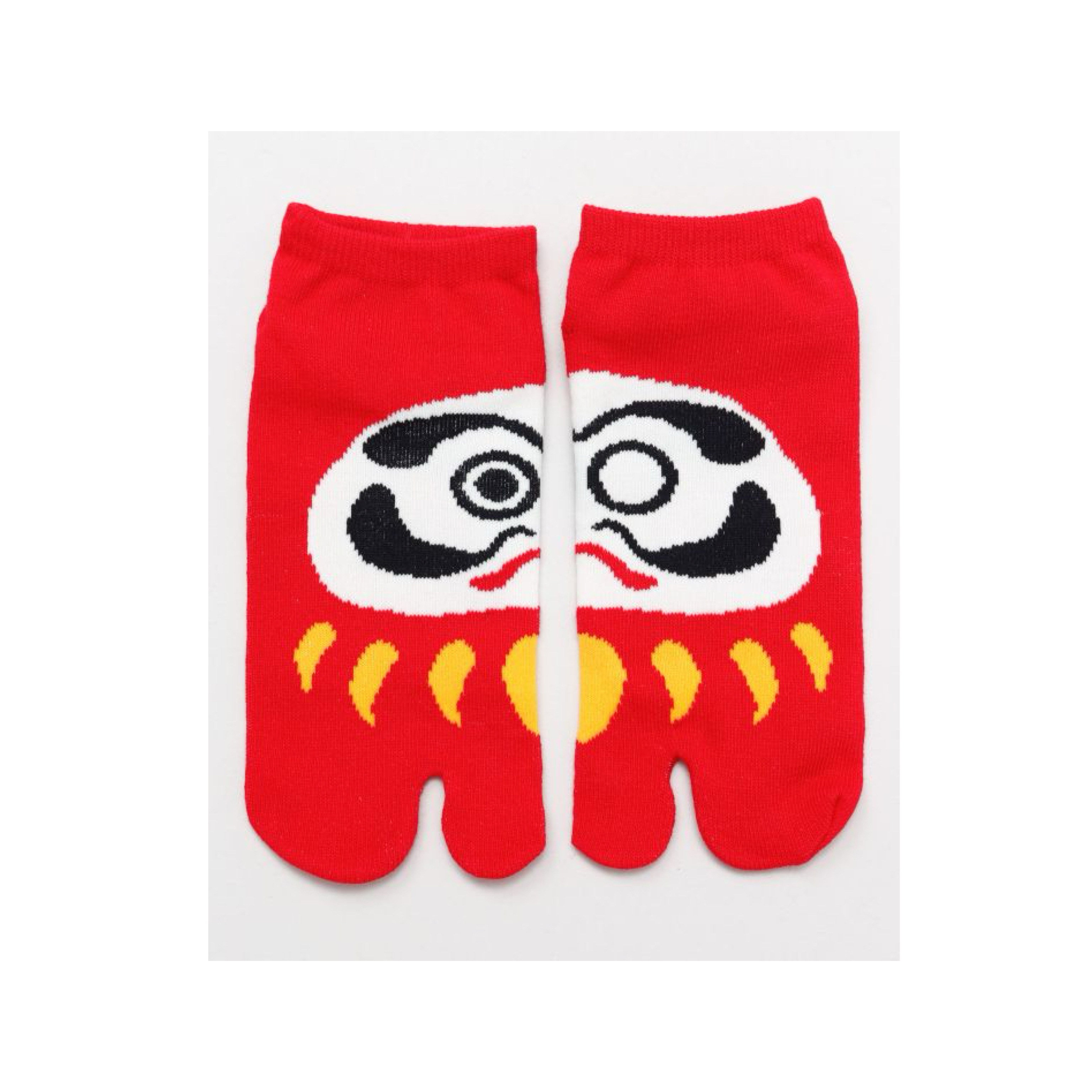 JP 緣起物 - 達摩分趾襪 23-25cm 0019