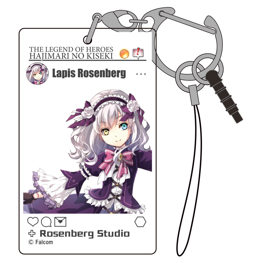 Cospa 1118 ラピス・ローゼンベルク SNS風アクリルキーホルダー [英雄伝説 創の軌跡]