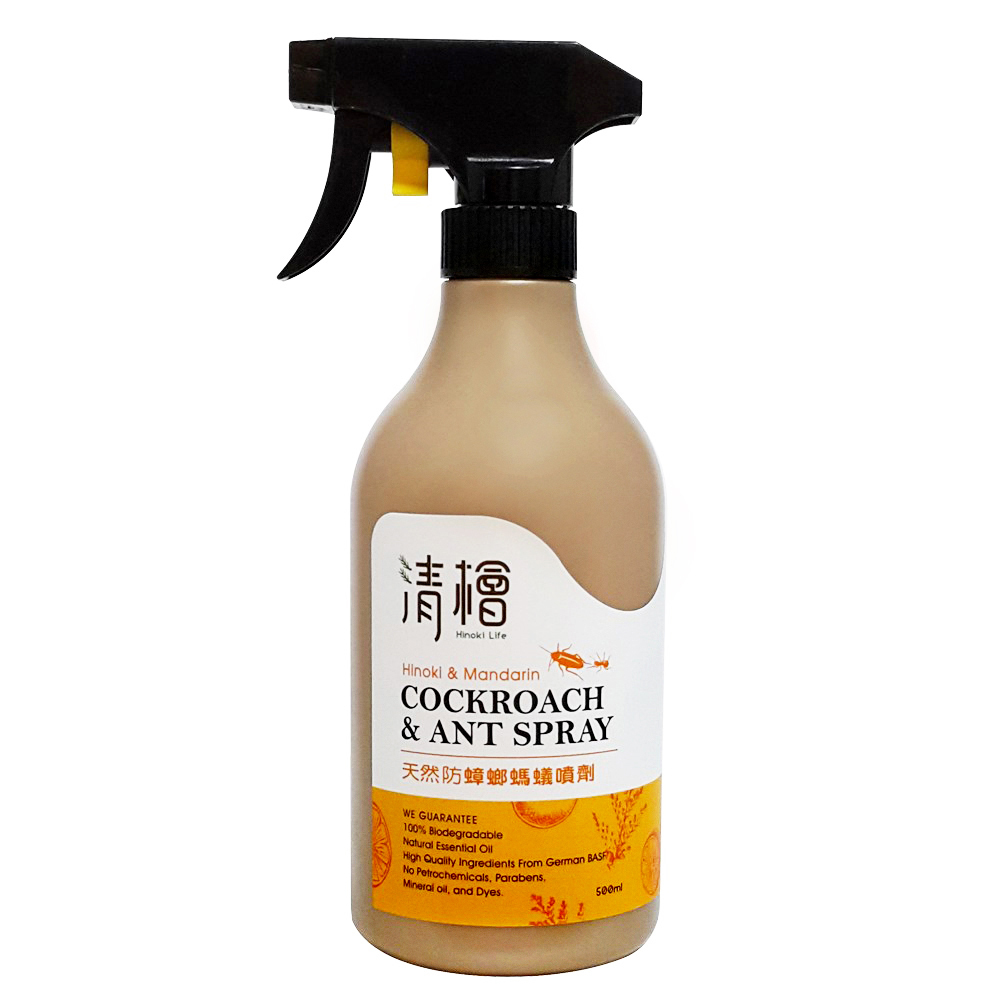 清檜 天然 防蟑螂 螞蟻 噴劑 500ml