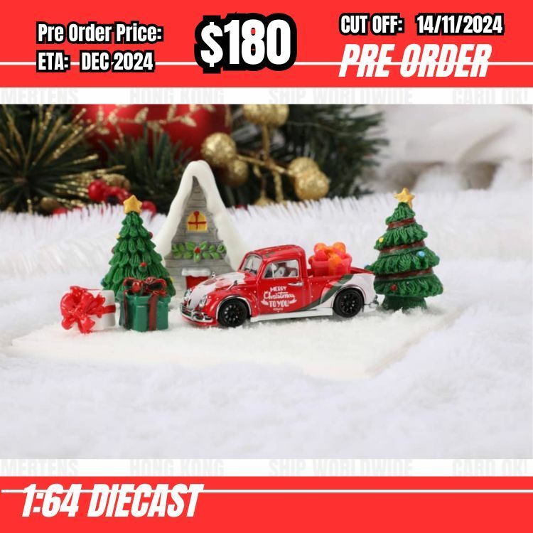 PO-$180 * Liberty64 * 1:64 VW Beetle Pick Up Christmas Version [OD12/11]