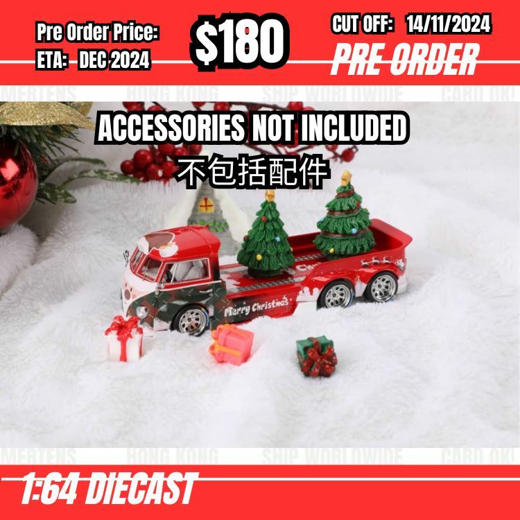 PO-$180 * Liberty64 * 1:64 VW T1 Tow Truck Christmas Version  [OD12/11]