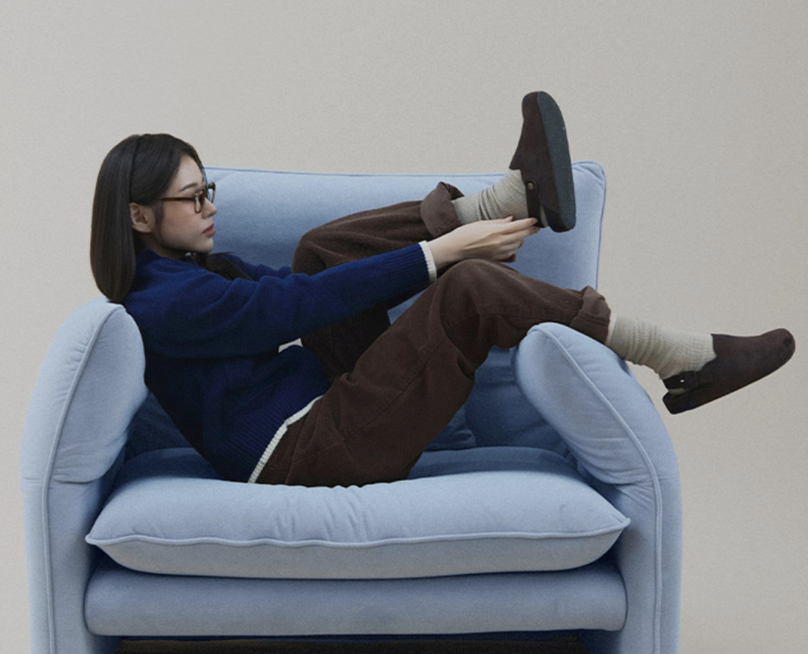 韓國連線🇰🇷 Folder Label 2way 勃肯拖 拖鞋 麂皮 絨面 米棕色 質感灰色 深棕色/預購