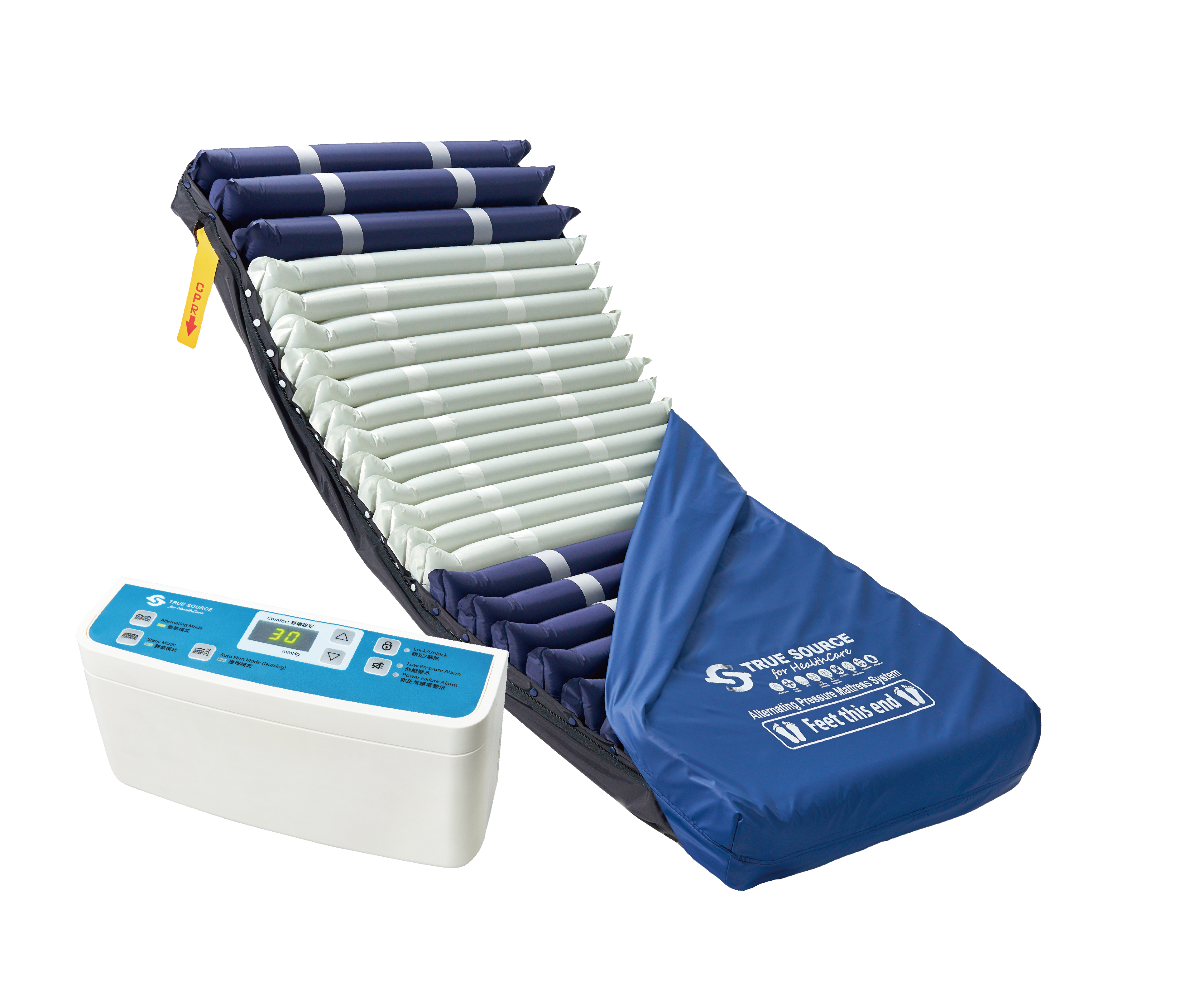 TS-606 高階智慧數字型 6吋三管氣墊床