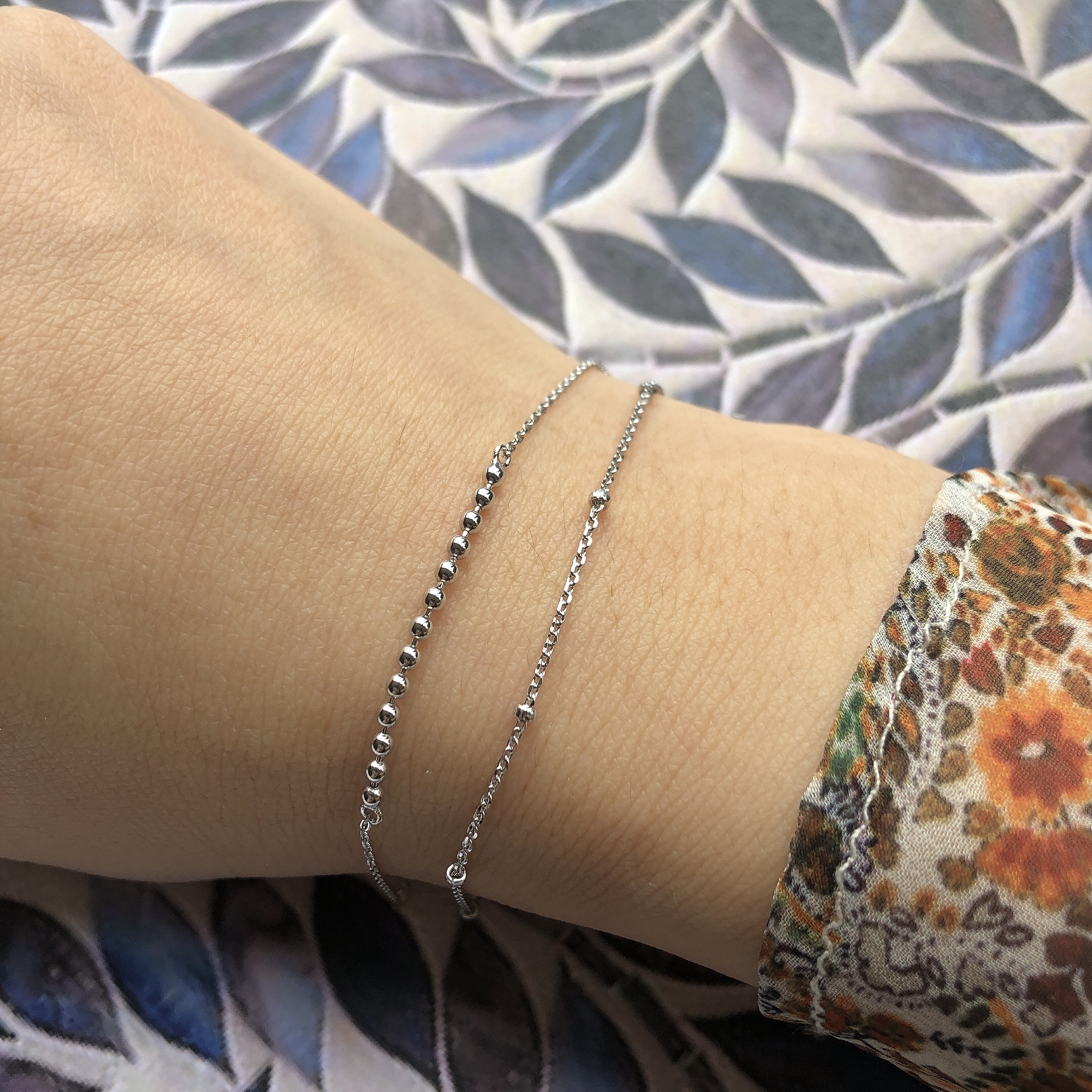 Silver / 繁星點點素手鍊