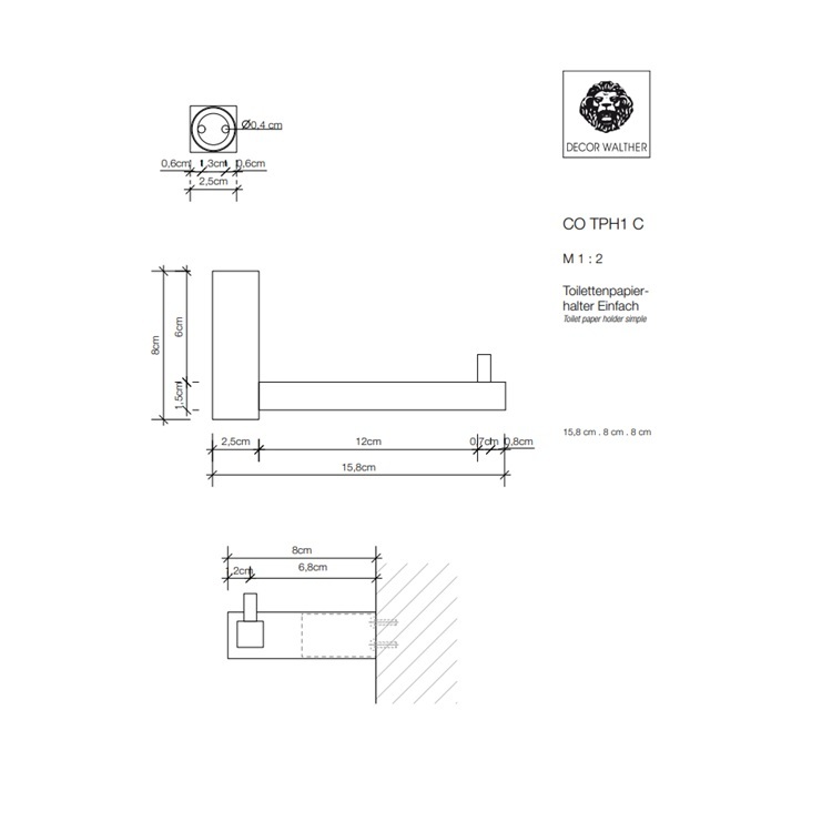 Décor Walther CO TPH 1 (0561160) Paper Holder