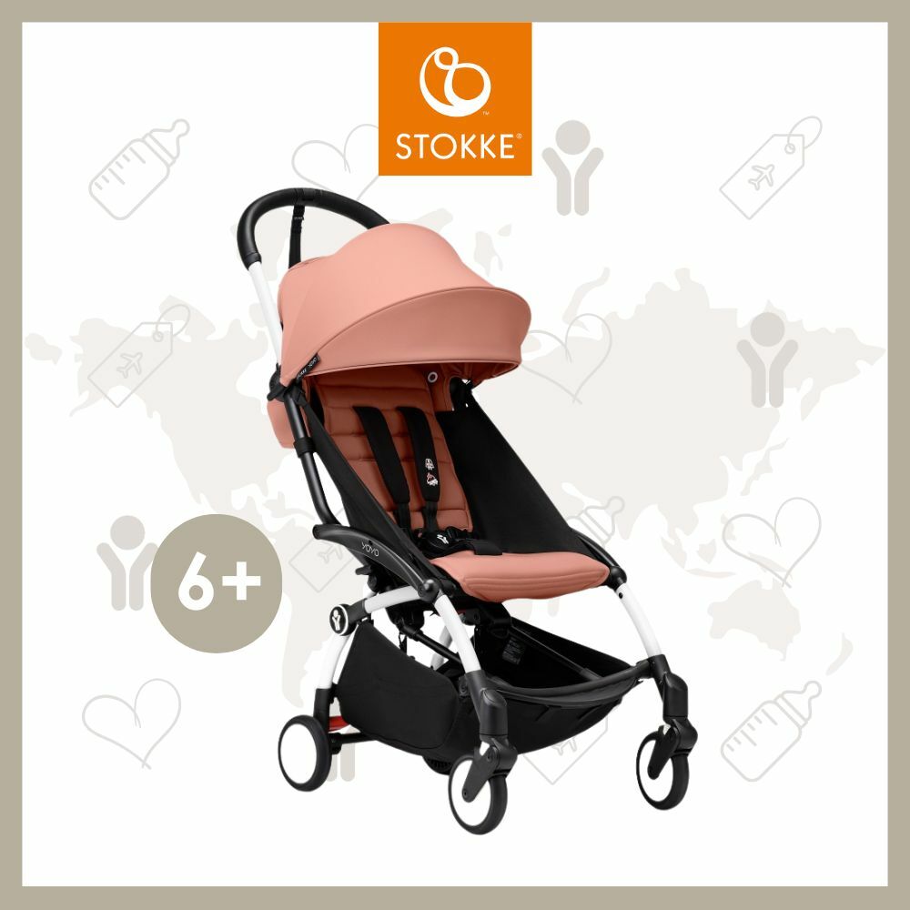 *New* Stokke® YOYO³ 6+ Stroller - White Frame
