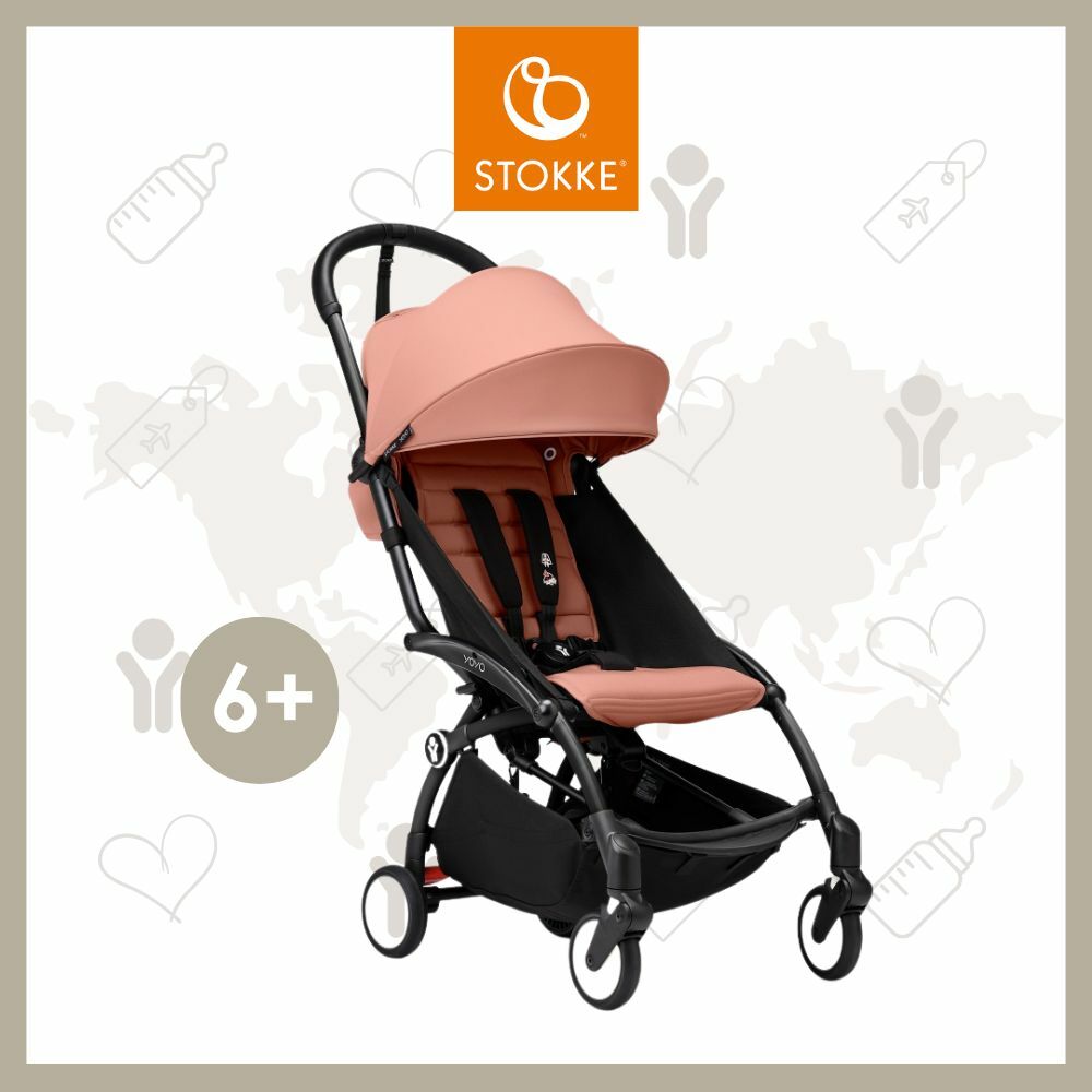 *New* Stokke® YOYO³ 6+ Stroller - Black Frame
