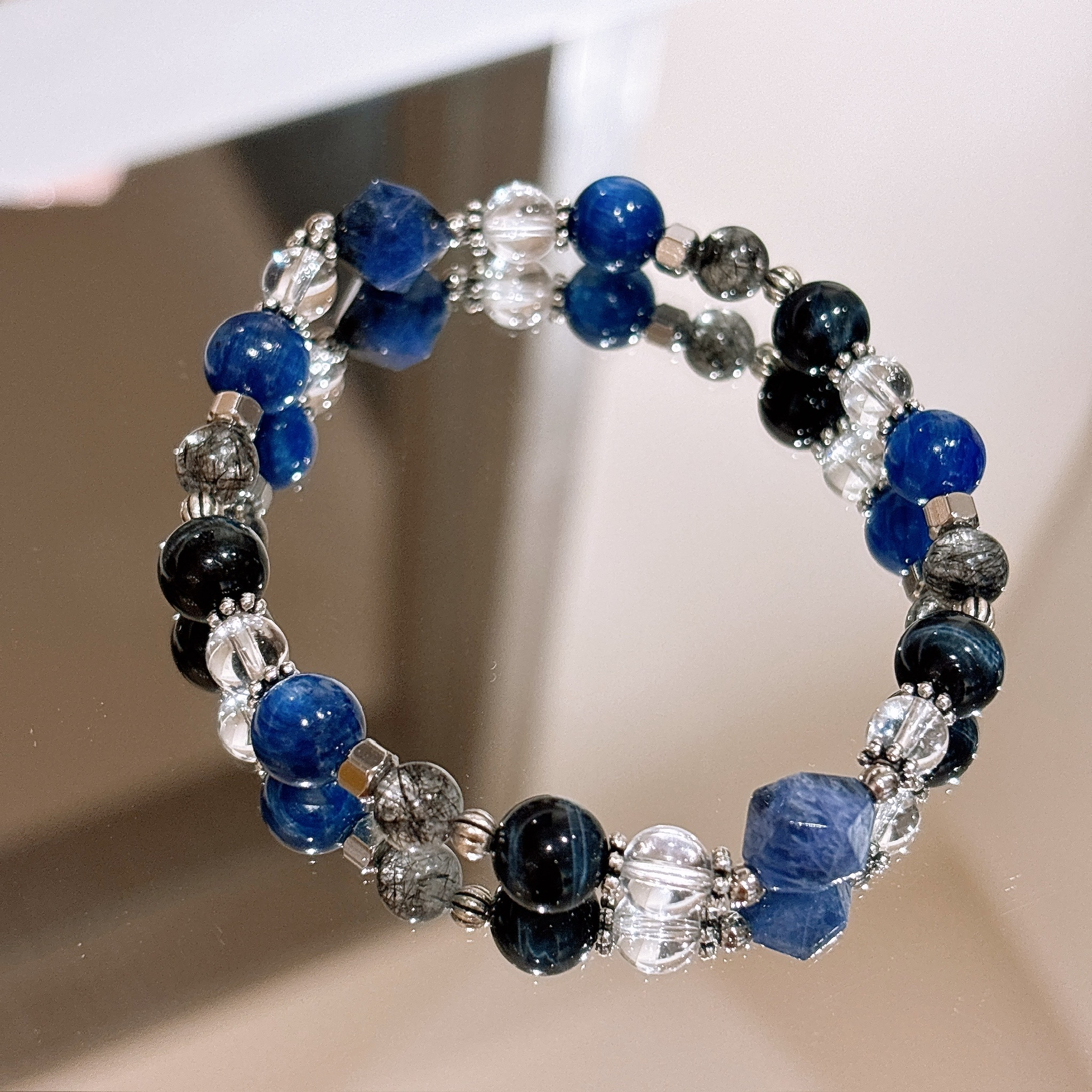 太歲款| 招財溝通防小人 | 青鳥 | 青金石兩款《彈力繩款》