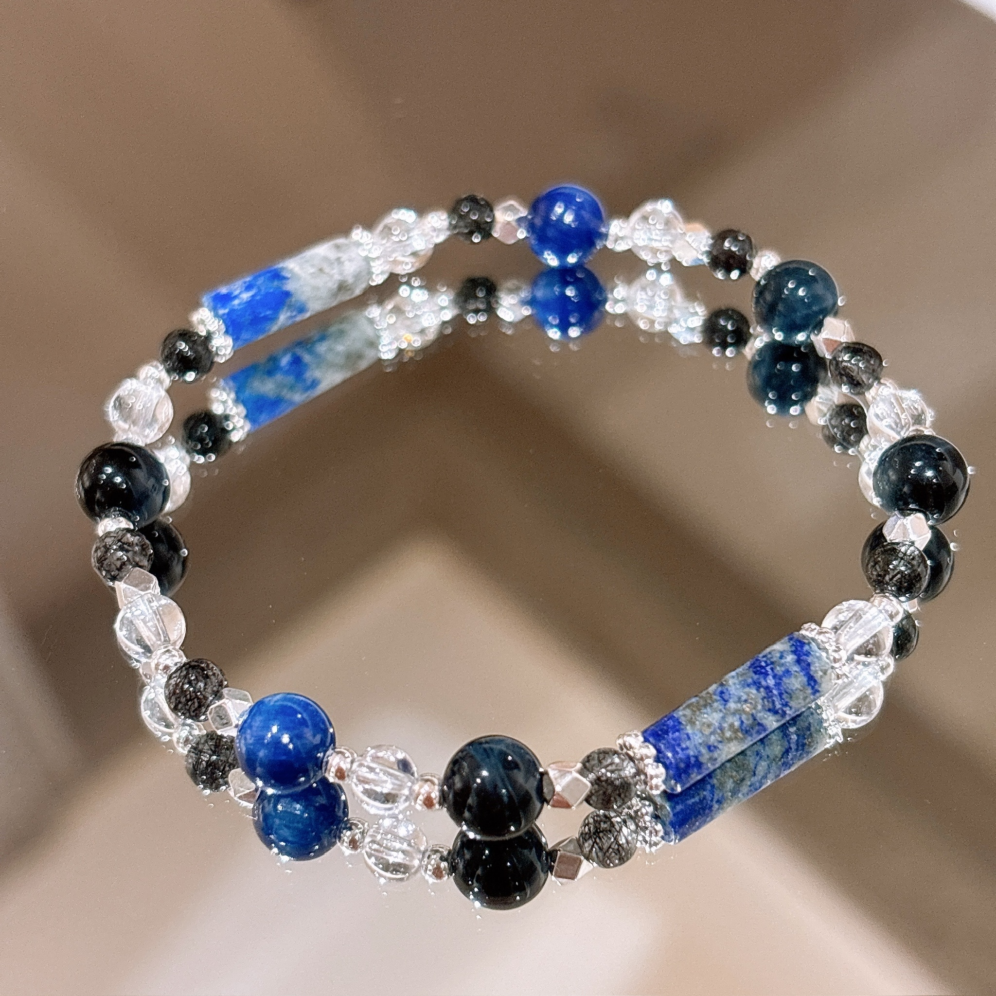 太歲款| 招財溝通防小人 | 青鳥 | 青金石兩款《彈力繩款》