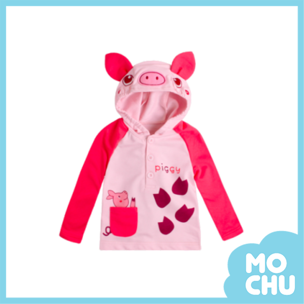 小豬腳印連帽上衣(二色)