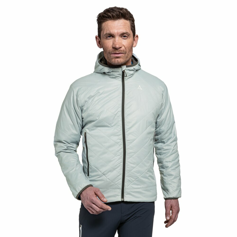 【Schoffel】男PrimaLoft化纖防風保暖連帽外套 / 24SL20-23928-[薑黃、淺灰]