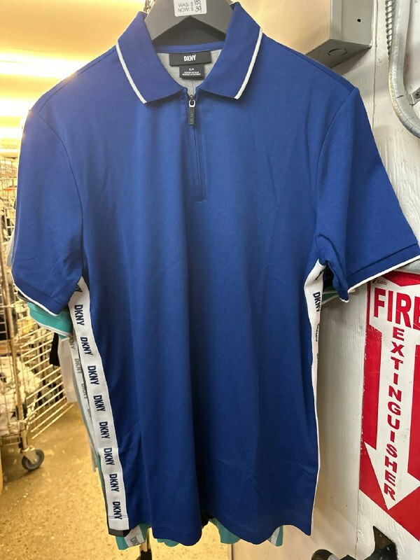 [S] DKNY QUARTER ZIP SPORT POLO,COBALT, M2361123-COB (SD1106)