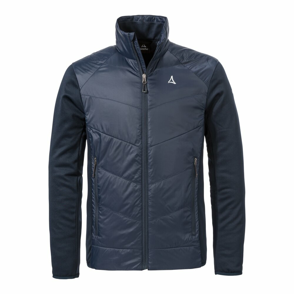 【Schoffel】男化纖防風保暖立領外套 / 24SL20-23929-[綠黑拼、海軍藍]