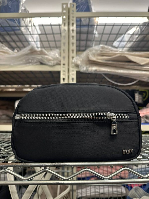 [S] DKNY R34ILA94-1SZ BODHI BELT BAG,BLACK SILVER, 755404164673 (SD1108)