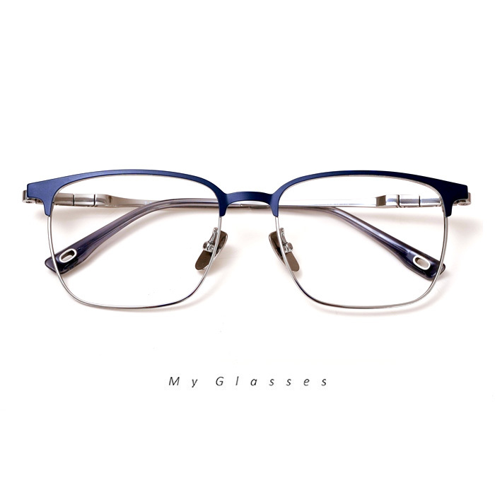 T172鈦紳士半框眼鏡