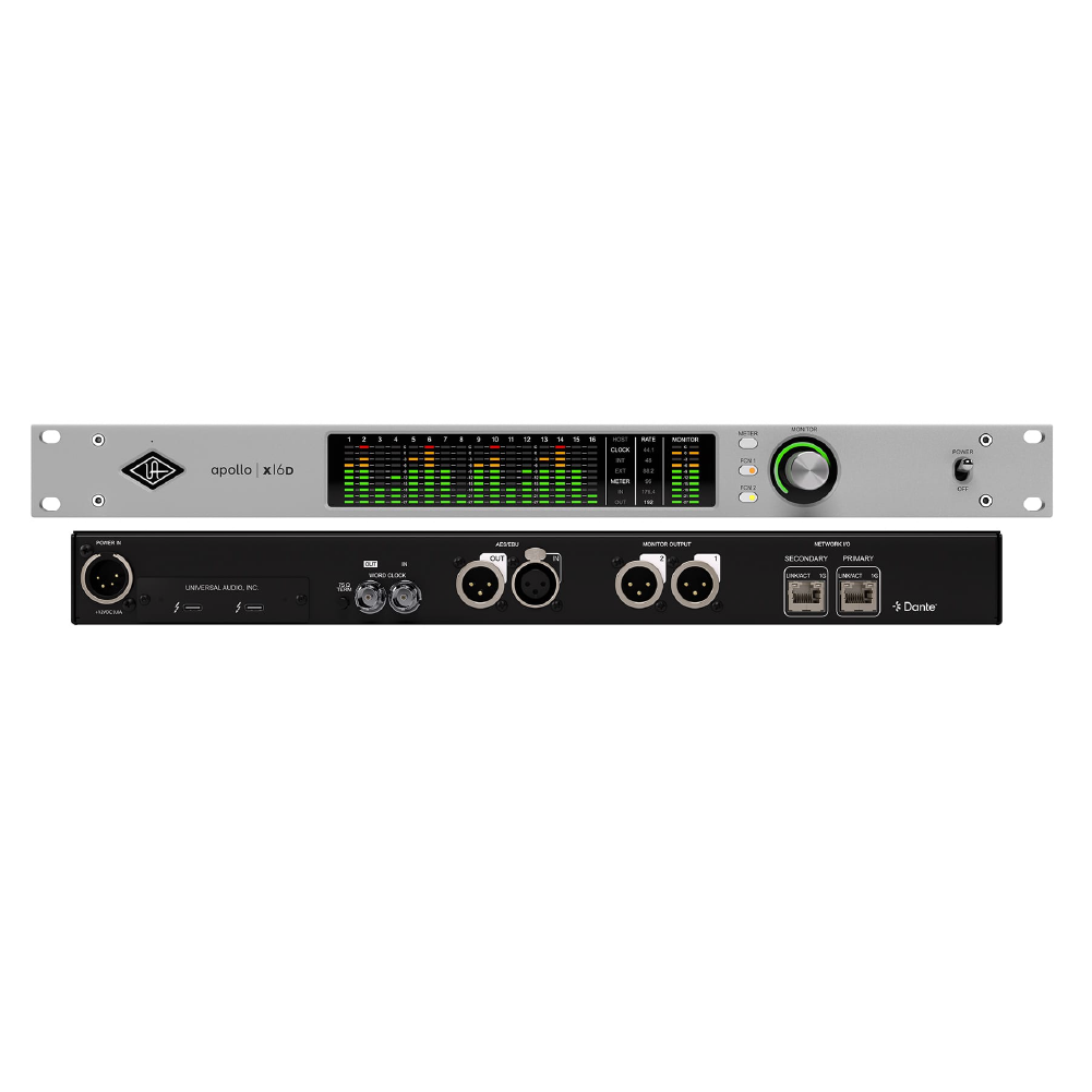 Universal Audio Universal Audio / Apollo X16D系列 錄音介面 (Gen2 Essential+/Gen2 Ultimate)<台灣代理公司貨> — 三峽錄音 / 音響