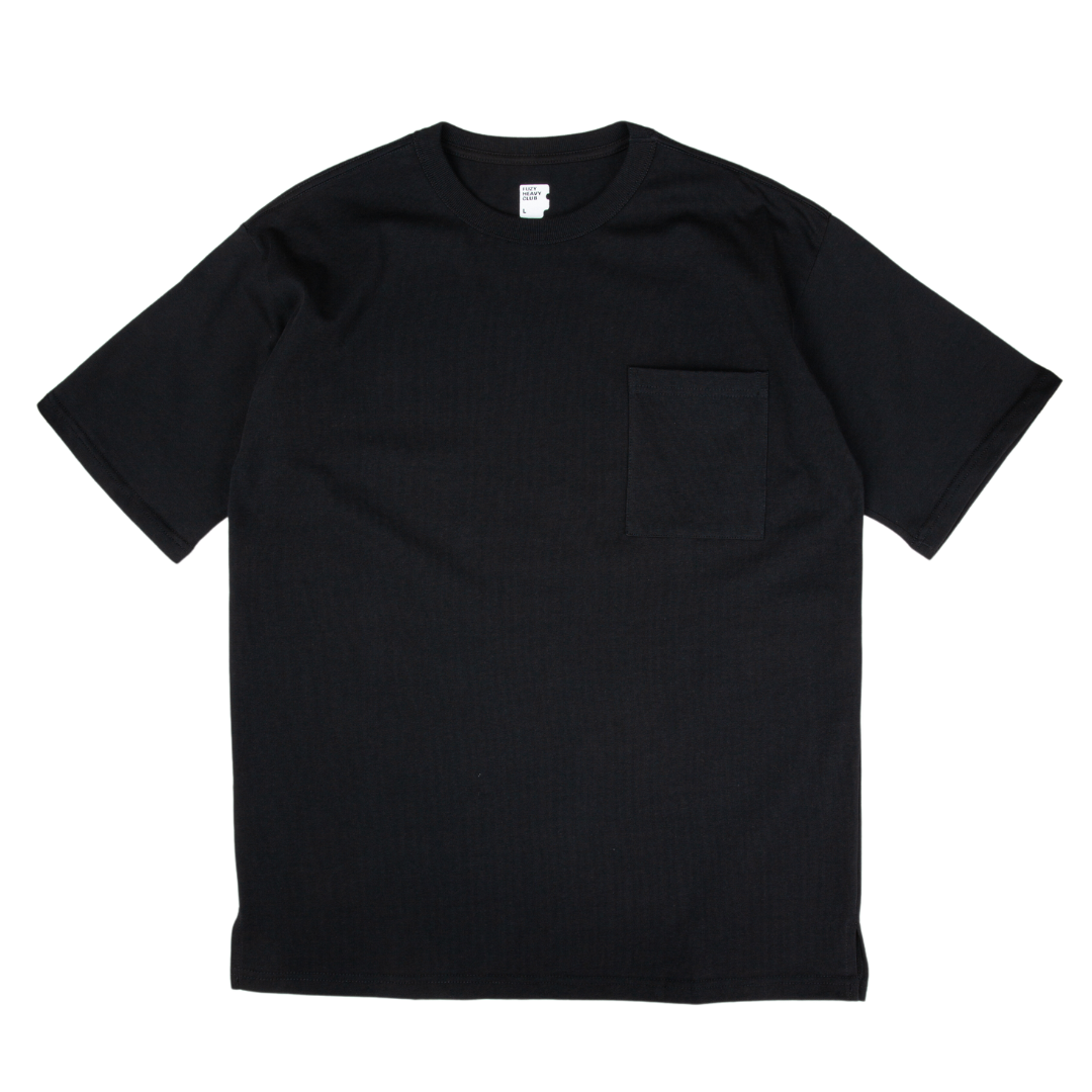 不激凸！超重磅 落肩寬鬆 五分袖 口袋 短T  MIT台灣製 【 FUZY MADE 】- H04