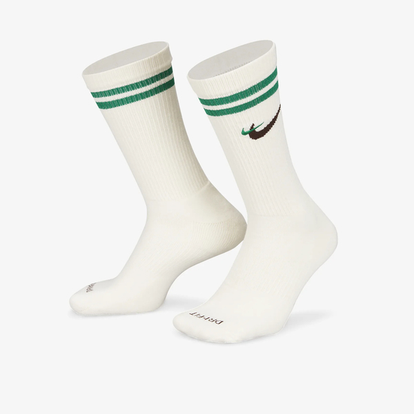 Nike Everyday Plus Cushioned 男女款 綠 紅 米色 雙勾 刺繡 長襪 DQ9165-133 DQ9165-134