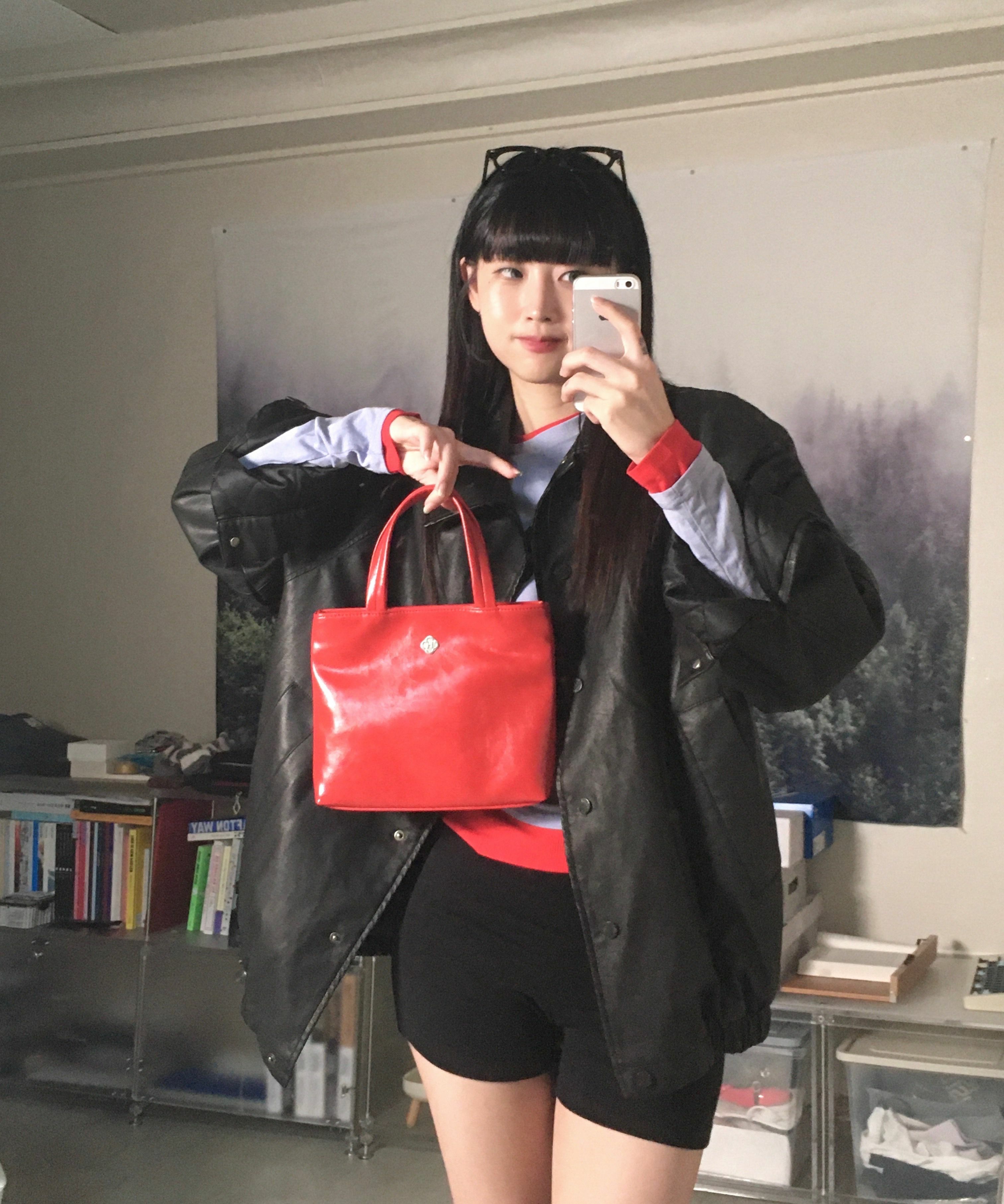 トートバッグ HEEARI [3rd reorder] Mari Leather Tote Bag Mari leather tote HEEARI Mari Leather Tote Bag