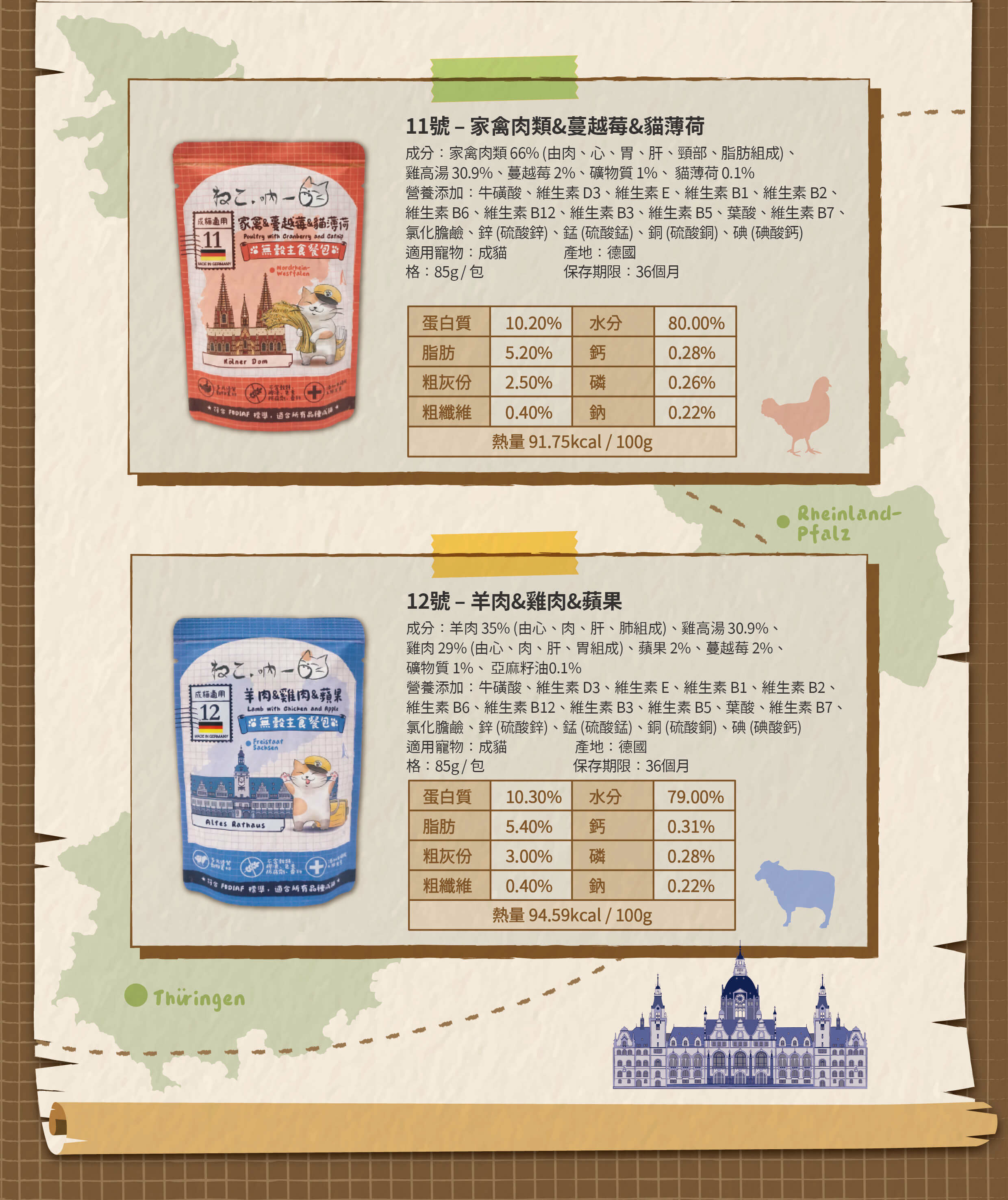 吶一口-德國無穀主食貓餐包