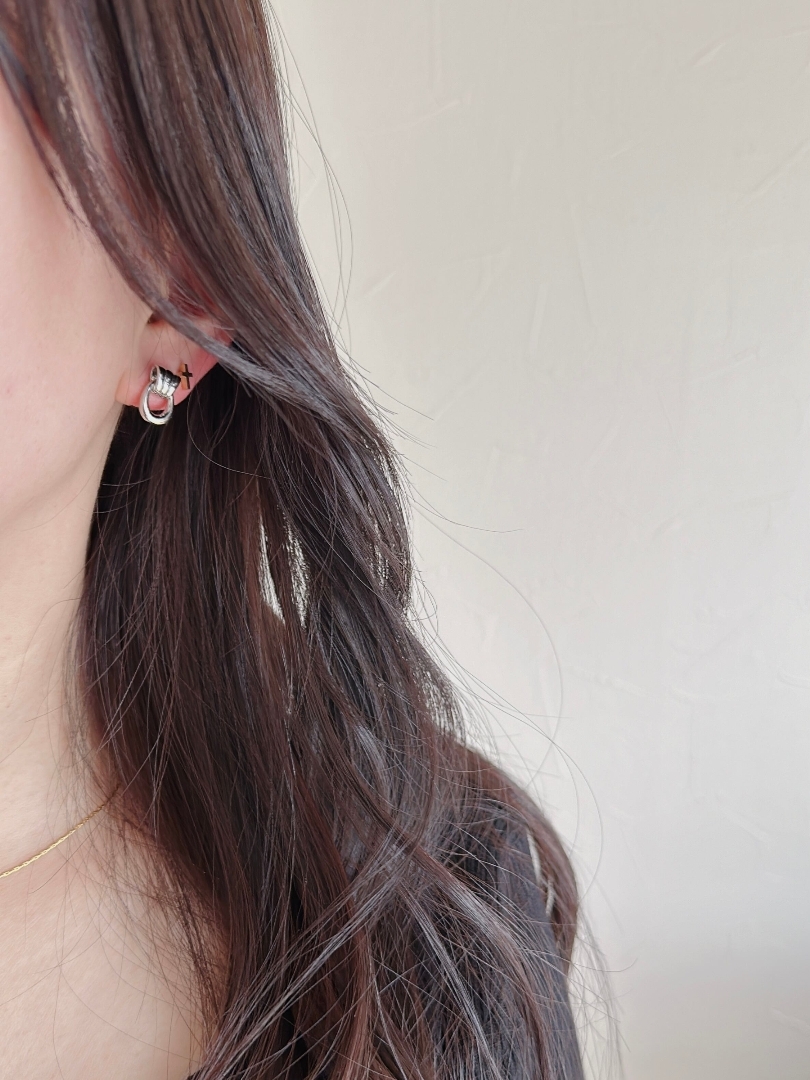 S925 door knocker pierce