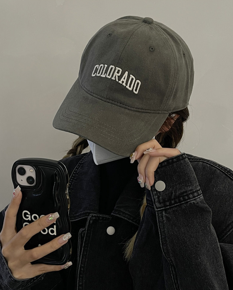 COLORADO刺繡小臉棒球帽 老帽