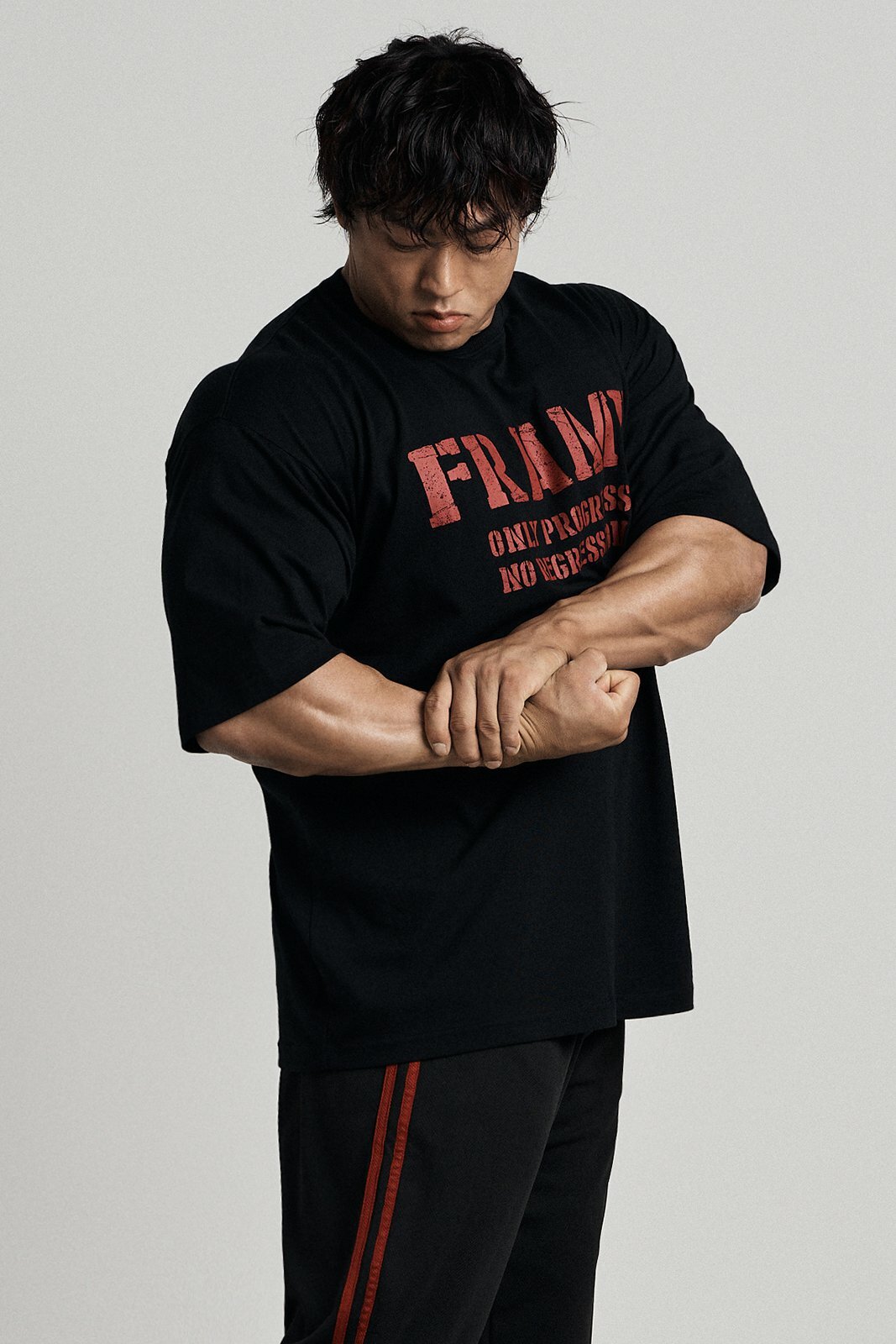 HDEX Frame Giant Fit Short Sleeve - BLACK