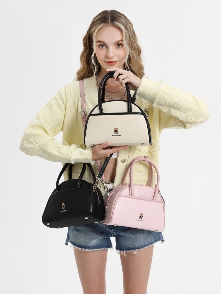 造型托特包包-兩色(RA24-170)現貨黑