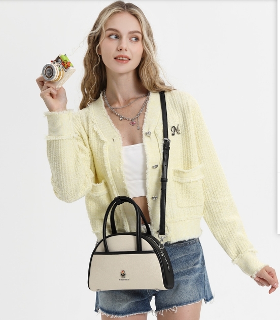 造型托特包包-兩色(RA24-170)現貨黑