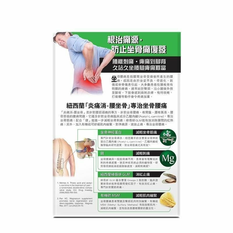 正品炎痛消腰坐骨45粒