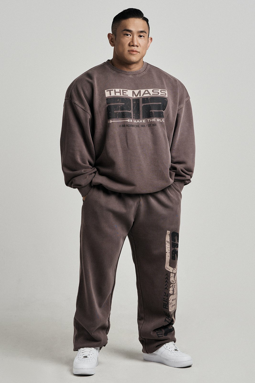 HDEX Dermas 212 Pigment Jogger Sweatpants - PIGMENT BROWN