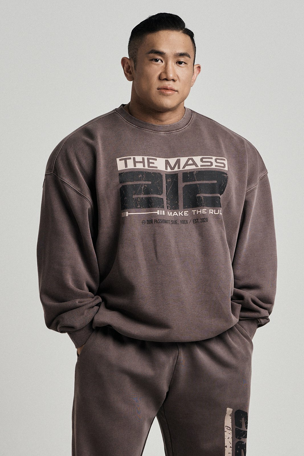 HDEX Dermas 212 Pigment Sweatshirt - PIGMENT BROWN