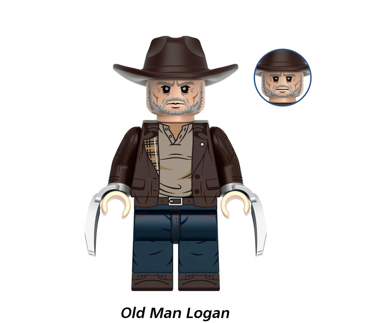 Old Man Logan Wolverine Marvel Super Heroes Custom Minifigs Minifigures Fit Lego G0177 GH0604