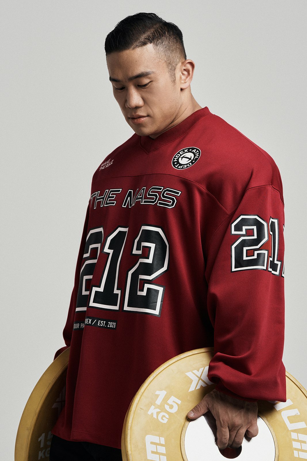 HDEX The Mass 212 Giant Fit Rugby Jersey Long Sleeve -