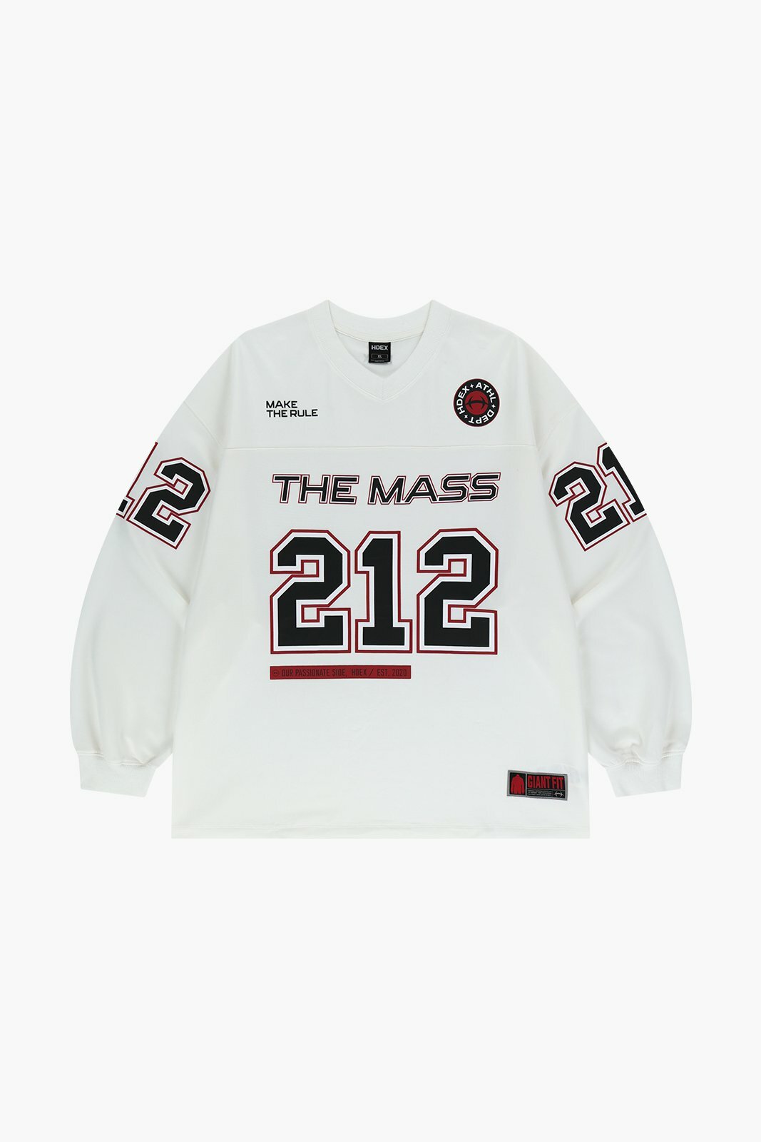 【HDEX】 The Mass 212 Giant Fit Rugby Jersey Long Sleeve HDEX The Mass 212 Giant Fit Rugby Jersey Long Sleeve -
