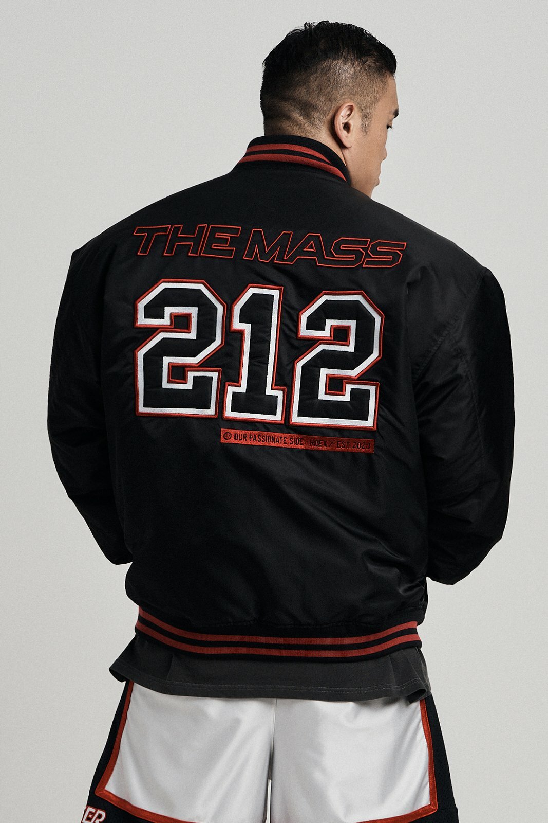 HDEX Dermath 212 Varsity Nylon Jumper - BLACK